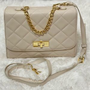Cream Steve Madden Purse